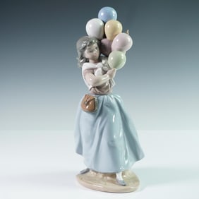 Lladro Porcelain Figurine, Balloons For Sale 01005141