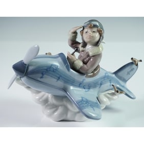 Lladro Porcelain Figurine, Over The Clouds 01005697