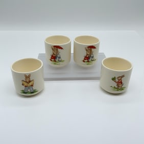 Royal Doulton Bunnykins, 4-Piece Egg Cup Set