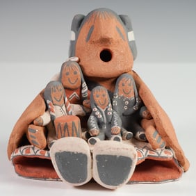 Geraldine Lujan Pueblo Storyteller Figurine