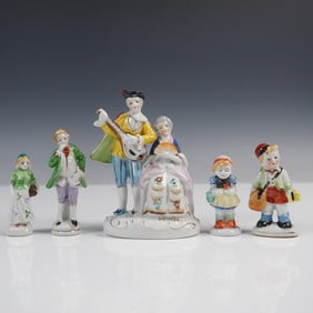 5pc Made in Occupied Japan Figurines