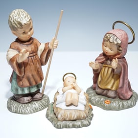 3pc Goebel Hummel Figurine Set, Nativity Scene