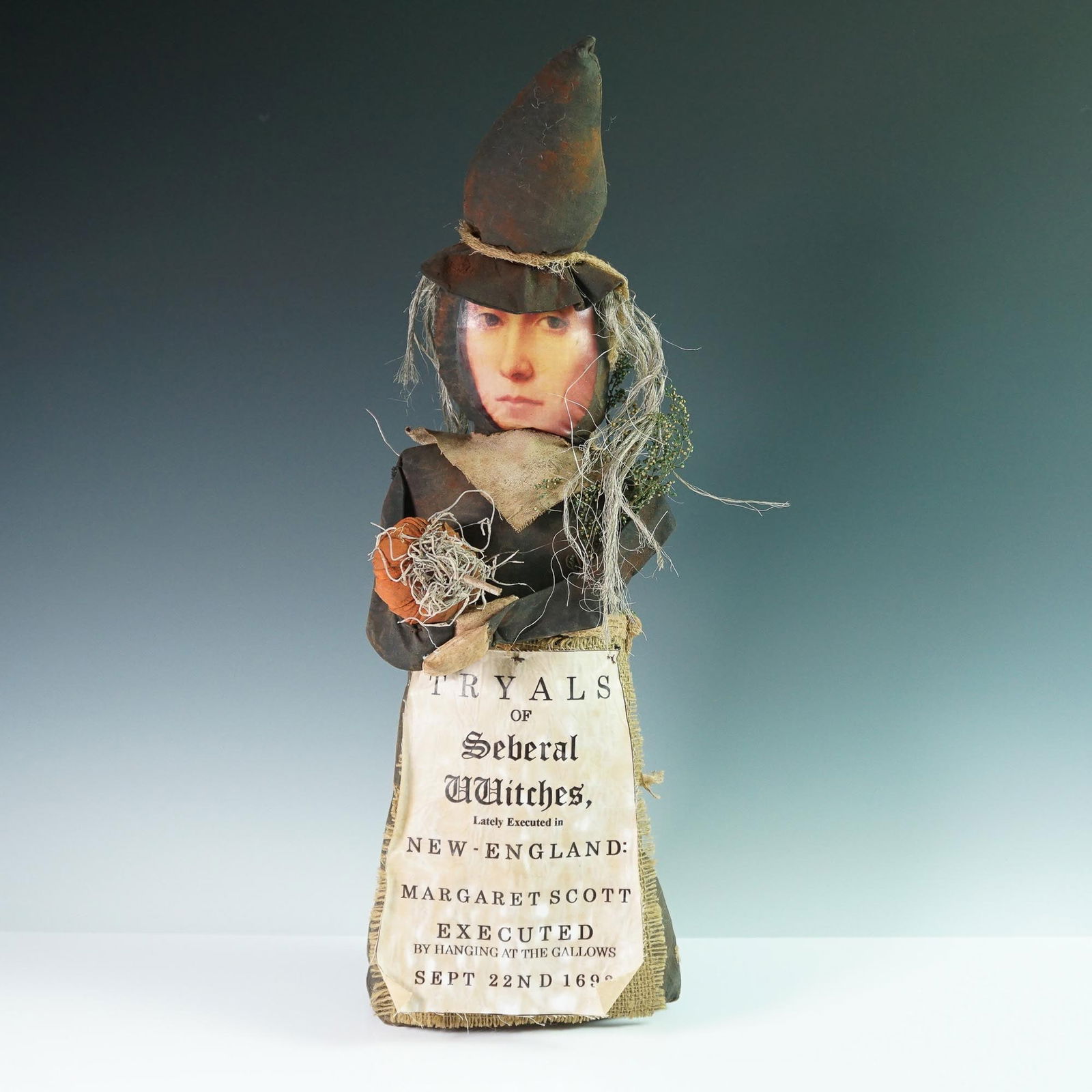 Handmade Margaret Scott Salem Witch Trials Doll (1 of 5)