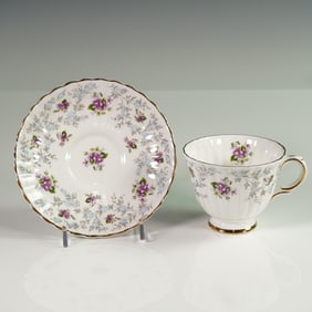 2pc Royal Stafford Bone China Cup and Saucer Set, Enchantment