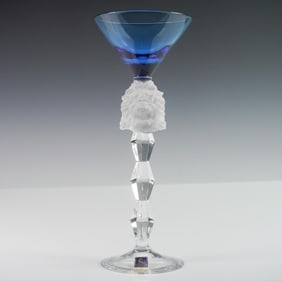 Lichtcrystal Germany Martini Glass, Lion Head Stem