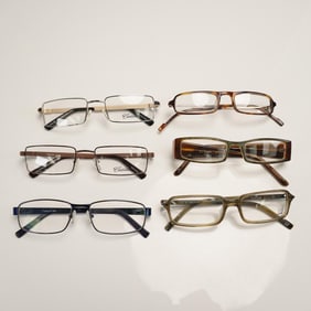 6pc Cadillac, Dunhill, and Other Assorted Eyeglasses