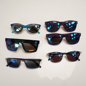 6pc Designer and Sport Sunglasses Lot