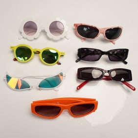 7pc Assorted Fashion Sunglasses Lot, Mixed Brands