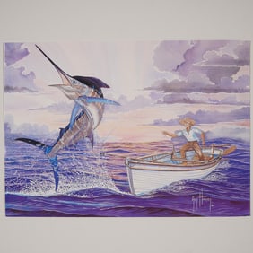 Guy Harvey, Poster Print, The Old Man and the Sea