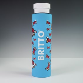 Romero Britto Stainless Steel Water Bottle with Box
