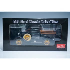 Sun Star Die Cast Model, 1931 A Pickup Lombard Blue Ford