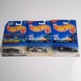 9pc Mattel Hot Wheels Die Cast Metal Toy Cars
