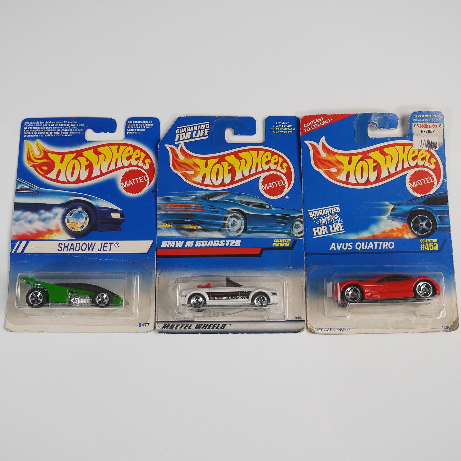 11pc Hot Wheels Collector Series Die-Cast Cars: Group of eleven Mattel Hot Wheels die-cast cars in original packaging, spanning various collector series. Includes models like Zender Fact 4, Artistic License Alien, Twin Mill II, Evil Weevil, Enforce
