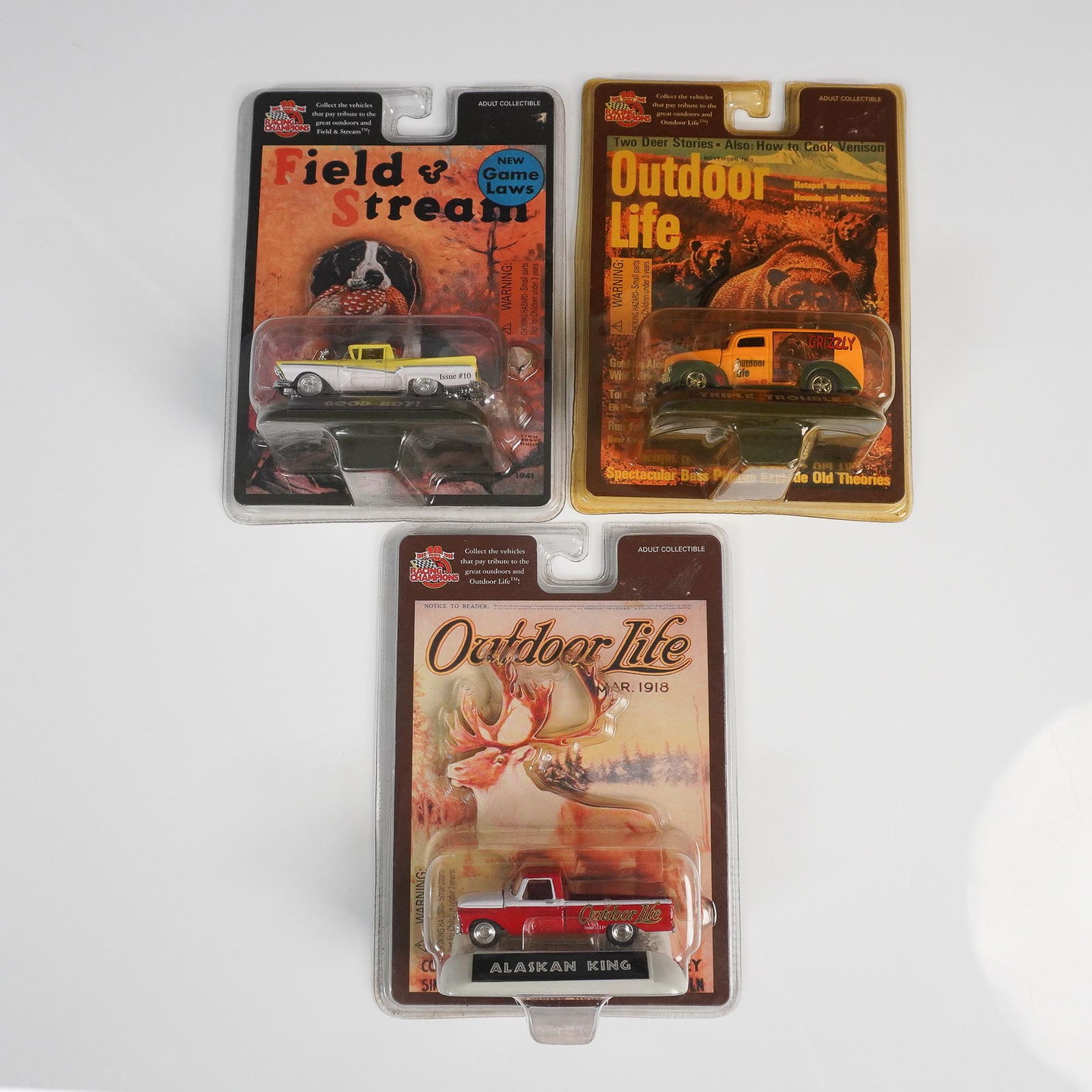 10pc Racing Champions Diecast Car Collection, Blister Pack Art (1 of 6)