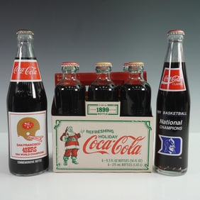 3pc Coca-Cola Commemorative Bottle Collection