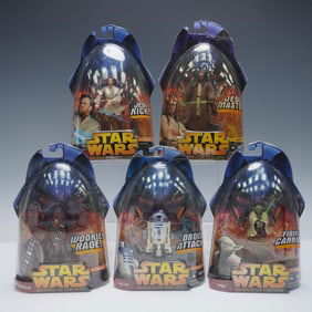 5pc Hasbro Star Wars Revenge of the Sith Action Figures