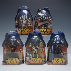 5pc Hasbro Star Wars Revenge of the Sith Action Figures