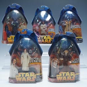 5pc Hasbro Star Wars Revenge of the Sith Action Figures
