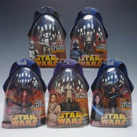5pc Hasbro Star Wars Revenge of the Sith Action Figures