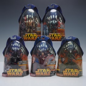 5pc Hasbro Star Wars Revenge of the Sith Action Figures