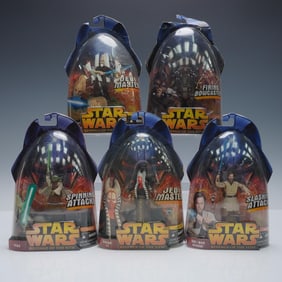 5pc Hasbro Star Wars Revenge of the Sith Action Figures