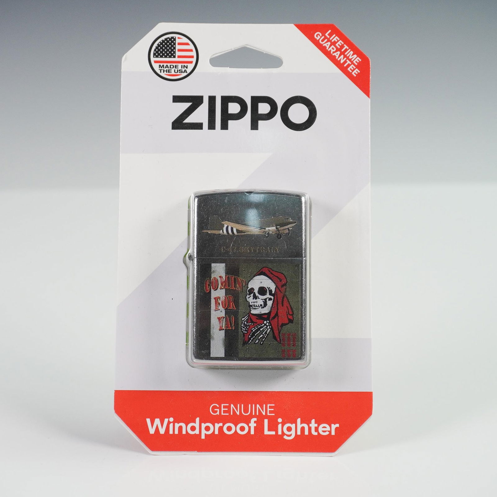 Zippo Lighter, C-47 Skytrain Comin' For Ya Design (1 of 3)