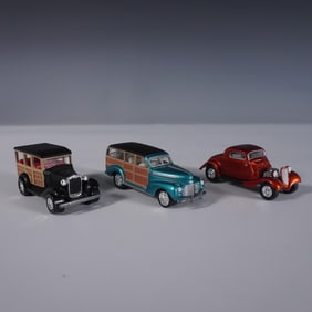 3pc Johnny Lightning Classic Car Diecast Set