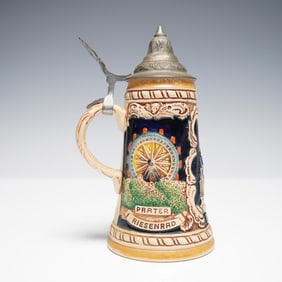 King Relief Beer Stein, Vienna Landmarks