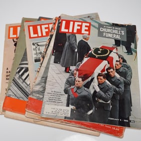7pc Vintage Life Magazines, 1937?1972