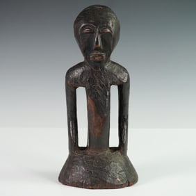 Hand-Carved African Wood Figure