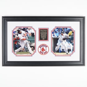 Manny Ramirez and David Ortiz LE Boston Red Sox Framed Photo Display
