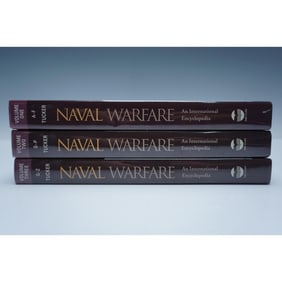 3pc Hardcover Books, Naval Warfare: An International Encyclopedia, 3 Vol