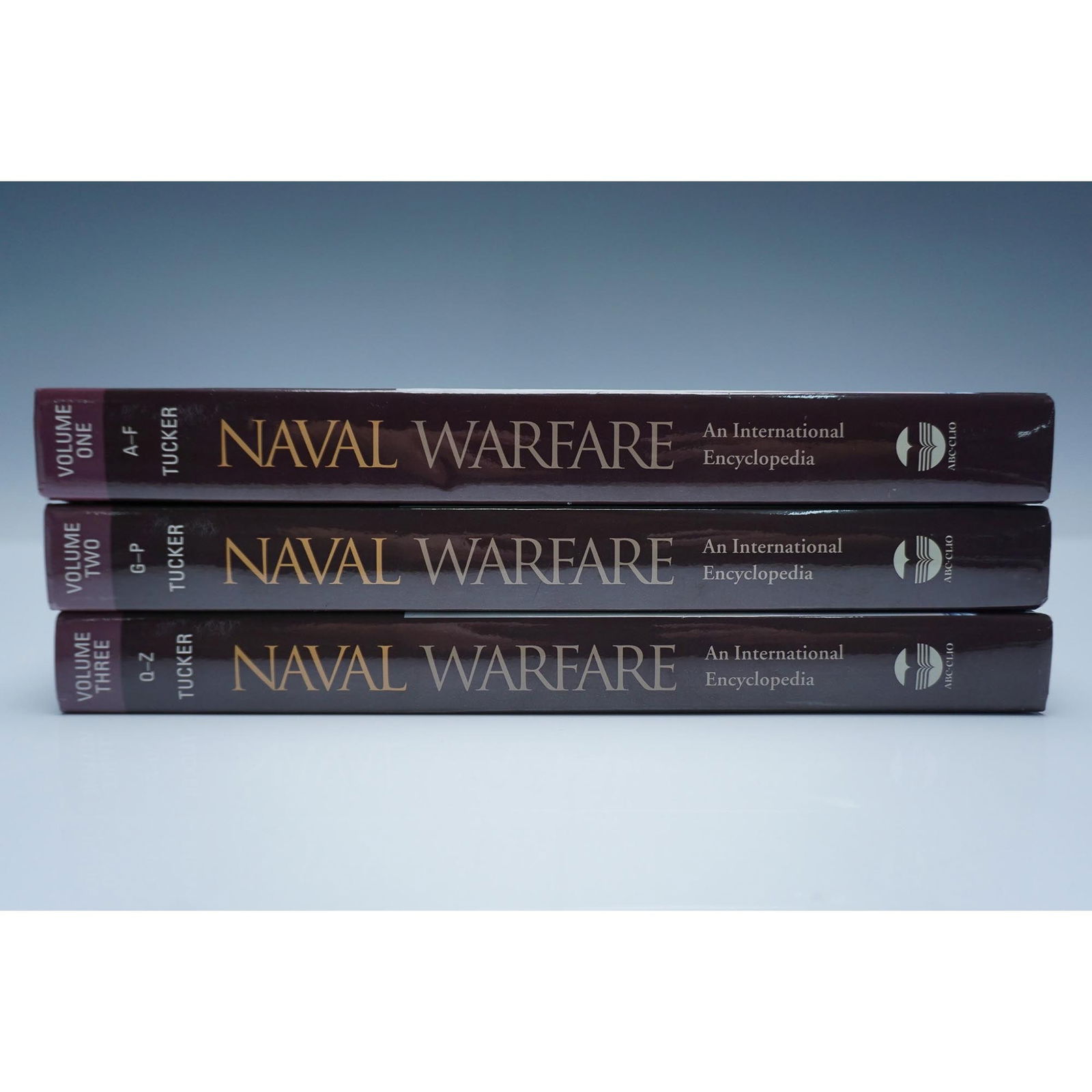 3pc Hardcover Books, Naval Warfare: An International Encyclopedia, 3 Vol: This three-volume hardcover set of Naval Warfare: An International Encyclopedia, edited by Spencer C. Tucker, offers a comprehensive reference on naval history, strategy, and key figures from ancient