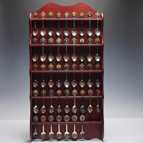 43pc MBI US Presidents Spoon Set with Display Rack