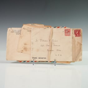 25pc Assorted Vintage International and U.S. Airmail Envelopes