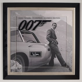 Framed 007 Display with Sean Connery as James Bond