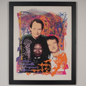 Comic Relief USA Limited Edition Silkscreen by Steve Kaufman