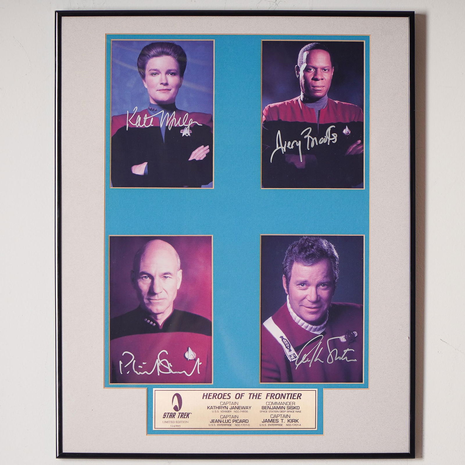 Autographed Star Trek Heroes of the Frontier Photographic Display w/ COA (1 of 7)