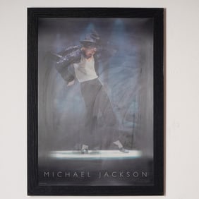 Michael Jackson Framed Holographic Lenticular Poster