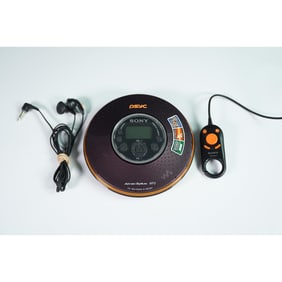 3pc  Sony CD Walkman D-NE320 with Remote and Earbuds