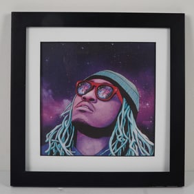 N. Wainman Signed Limited Edition Print - Galaxy Reflection Portrait