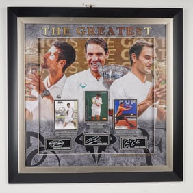 The Greatest Tennis Champions Framed Rookie Card Collection