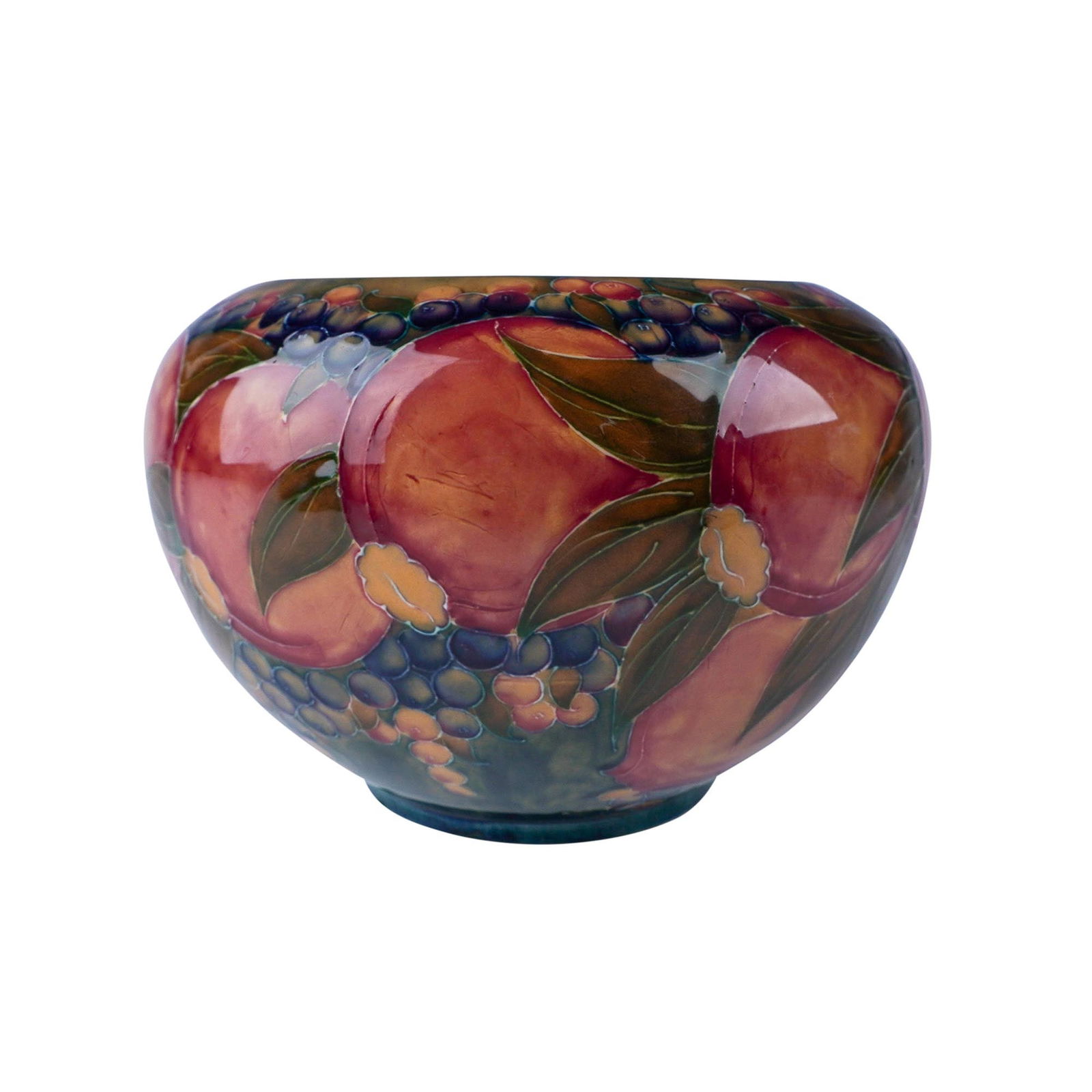 William Moorcroft for Liberty & Co Pomegranate on Ochre Vase (1 of 5)