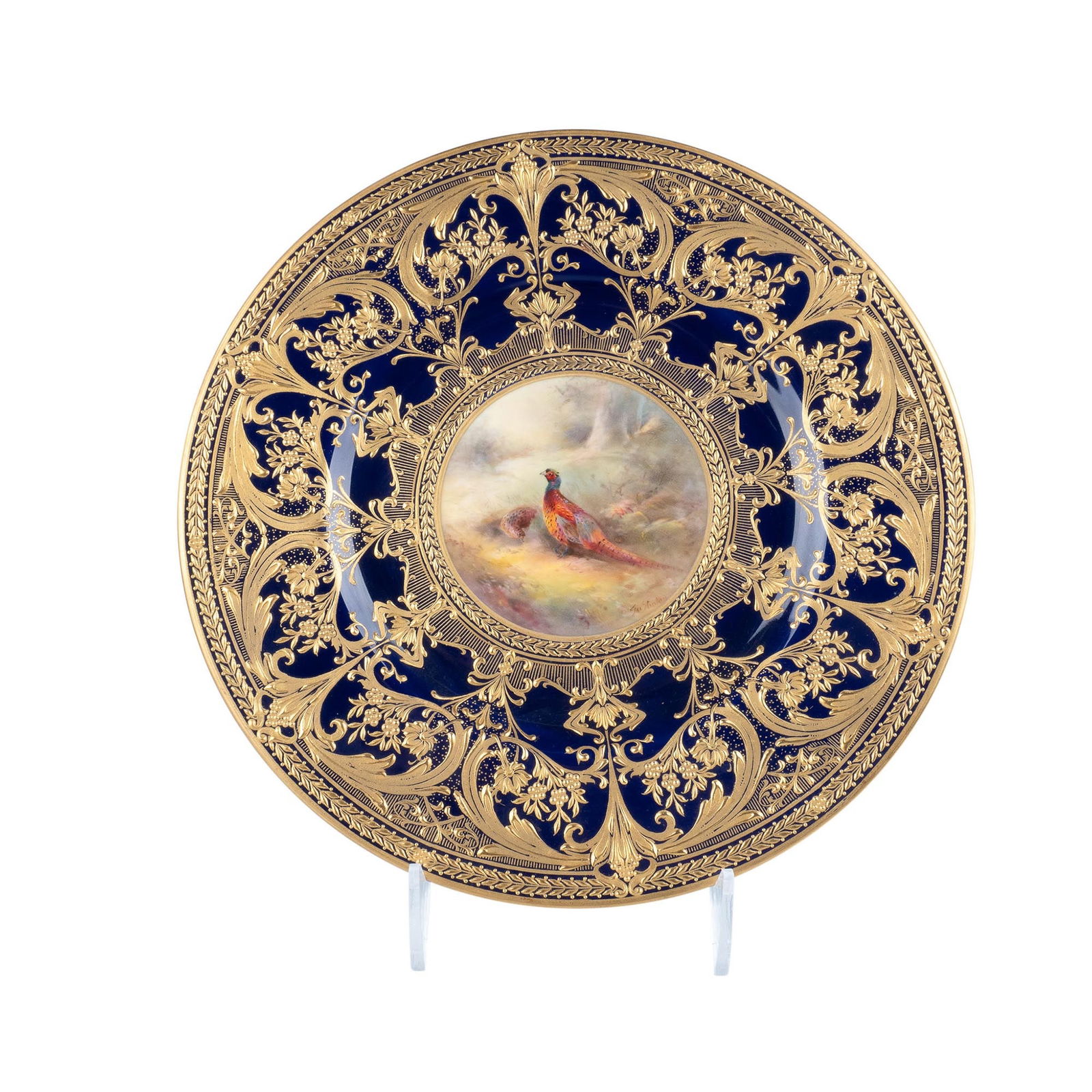 Royal Worcester Plate, Signed (1 of 4)