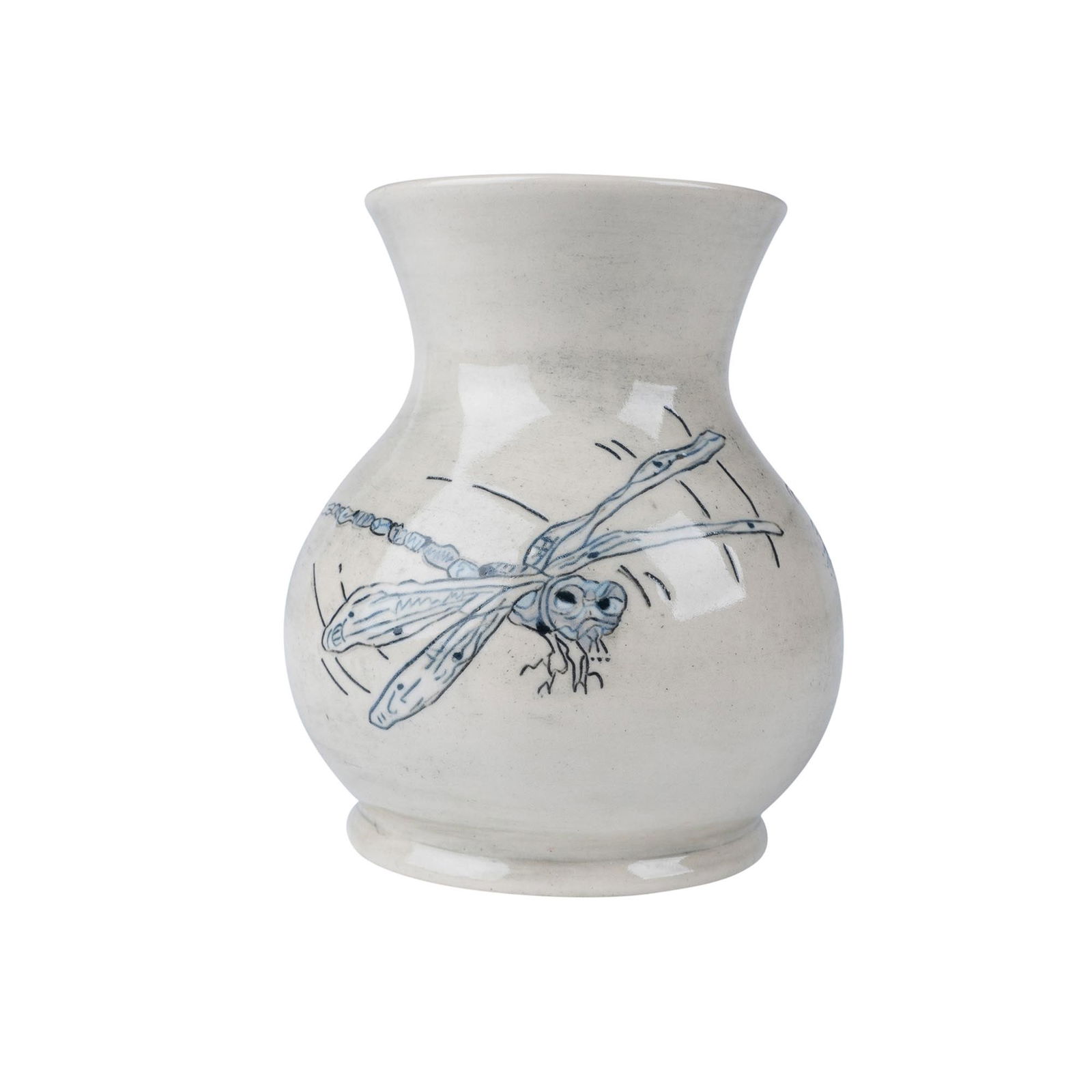 Andrew Hull Pottery Grotesque Insect Design Vase (1 of 4)