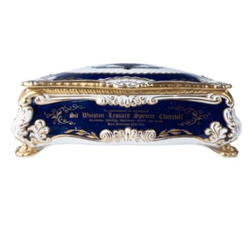 Paragon Bone China Cigar Box, Sir Winston Churchill