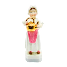 Royal Worcester Figurine, Polly Put The Kettle On 3303