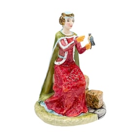 2pc Royal Doulton Figurine, Philippa of Hainault HN4066