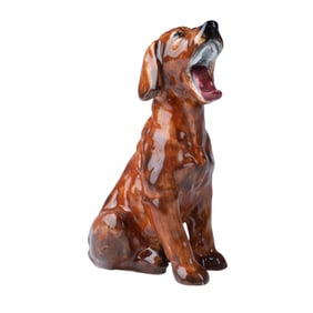 Royal Doulton Prototype Figurine, Character Dog Yawning