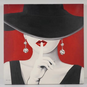 Marco Fabiano Haute Chapeau Rouge Canvas Print